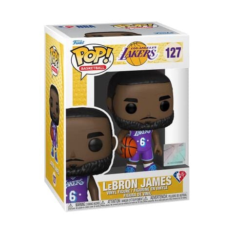 Figurine Funko Pop! - N°127 - NBA - Lakers- Lebron James (yellow Jersey)